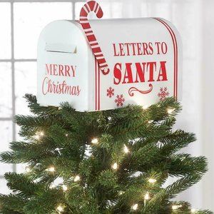 Mailbox Christmas Tree Topper Letters to Santa